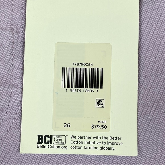 Levi’s Premium Denim Ribcage Lavender Shorts Size 26 - Picture 15 of 15